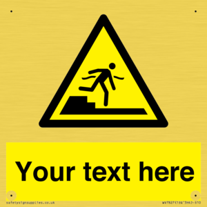 Custom warning Submerged step or steps